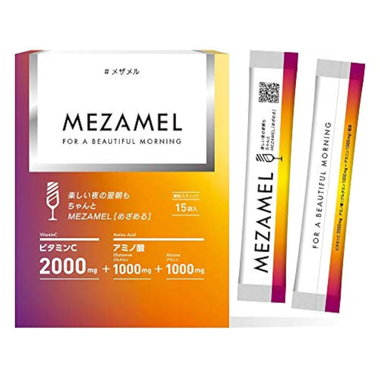 MEZAMEL 메자 멜 『즐거운 밤의 다음날 아침도 제대로 메자 멜』( 서플리먼트 아미노산 비타민 15대입 ) (산뜻하게)