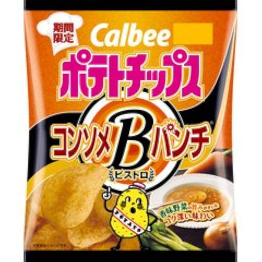 Calbee 포테이토 칩 콘소메B펀치 70g×12 포-