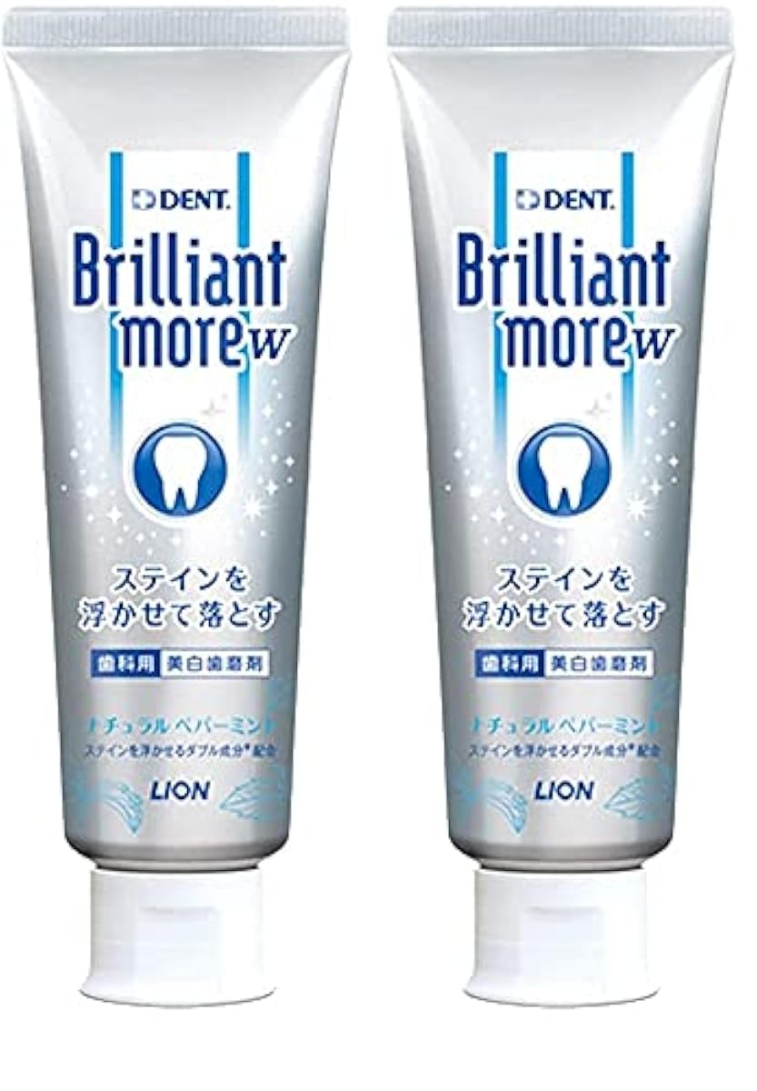 브릴리언트 모어 더블 내츄럴 페퍼민트(90g) 2개(Brilliant more w)치과 전매물 화이트닌구