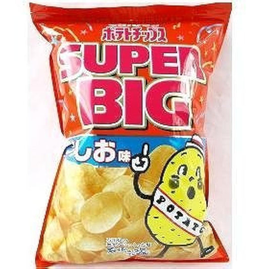 Calbee Calbee 포테이토 칩 덜짠 맛 슈퍼 빅 SUPER BIG 500g-