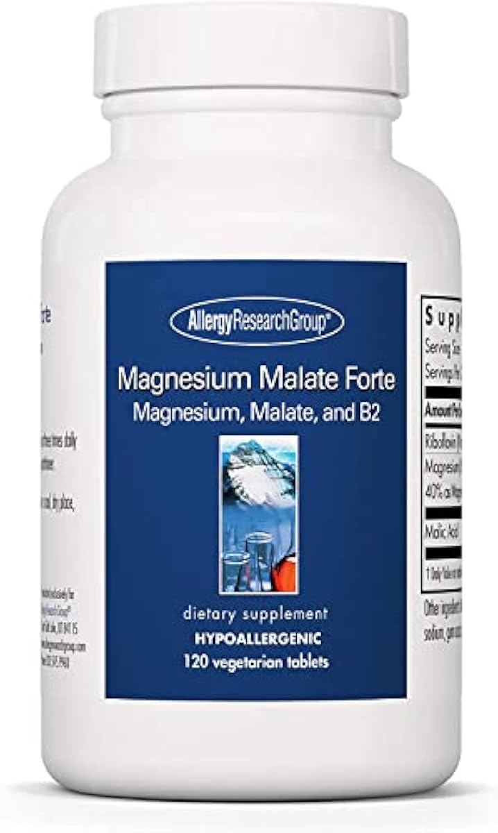 마그네슘 사과산 (Magnesium Malate Forte 120 Vegetarian Tabs )[해외 직송품]