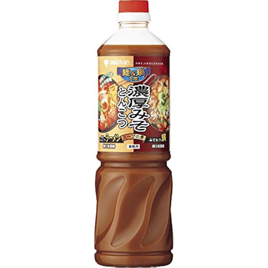 미츠칸 면 amp;과대륙 농후 된장 날아 요령 스프의 소 1100g 냄비의 소