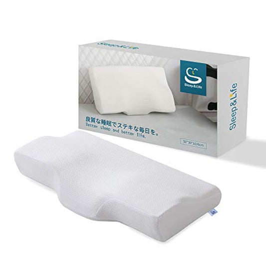 [Amazon한정 브랜드]슬립 amp; 라이프 침저 반발 단잠침 숙면경 모밀잣 밤나무 서포트 에코 텍스 인증 베개 커버 세탁가 N01 약간 작은 듯하다(50×30cm)