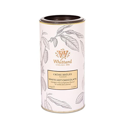 영국 Whittard (웃타도) 클레임 브리레 화이트 핫 초콜릿 350g Crème Brûlée Flavour White Hot Chocolate -