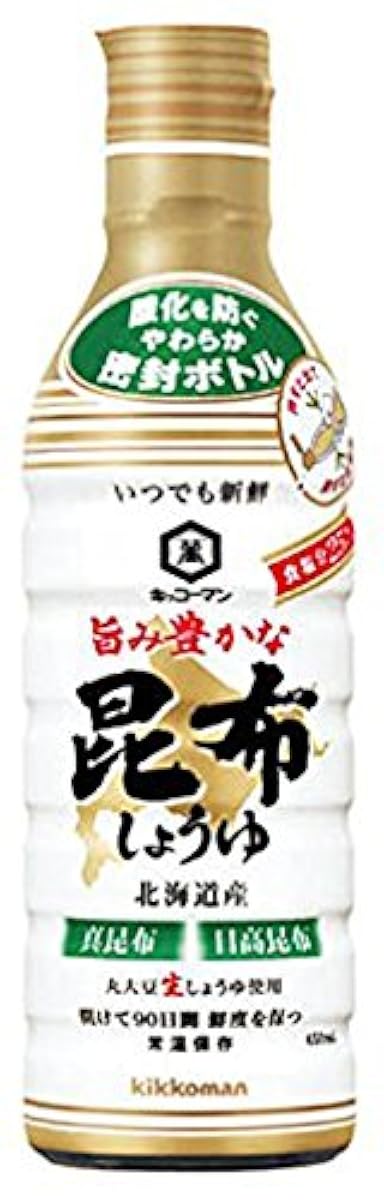 기꼬만 언제라도 신선 맛이 좋다는 느낌 풍부한 다시마 간장 450ml- (2016-11-04)