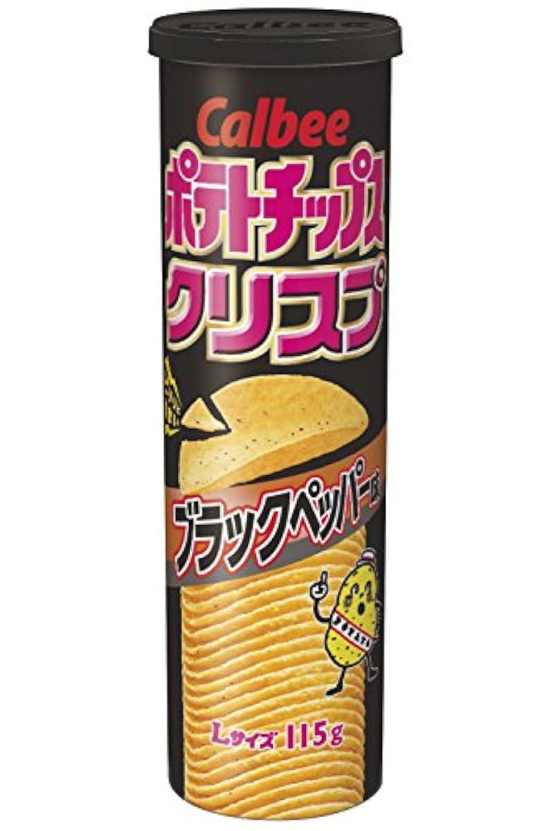 Calbee 포테이토 칩스쿠리스푸부랏쿠펫파맛 115g×12개-