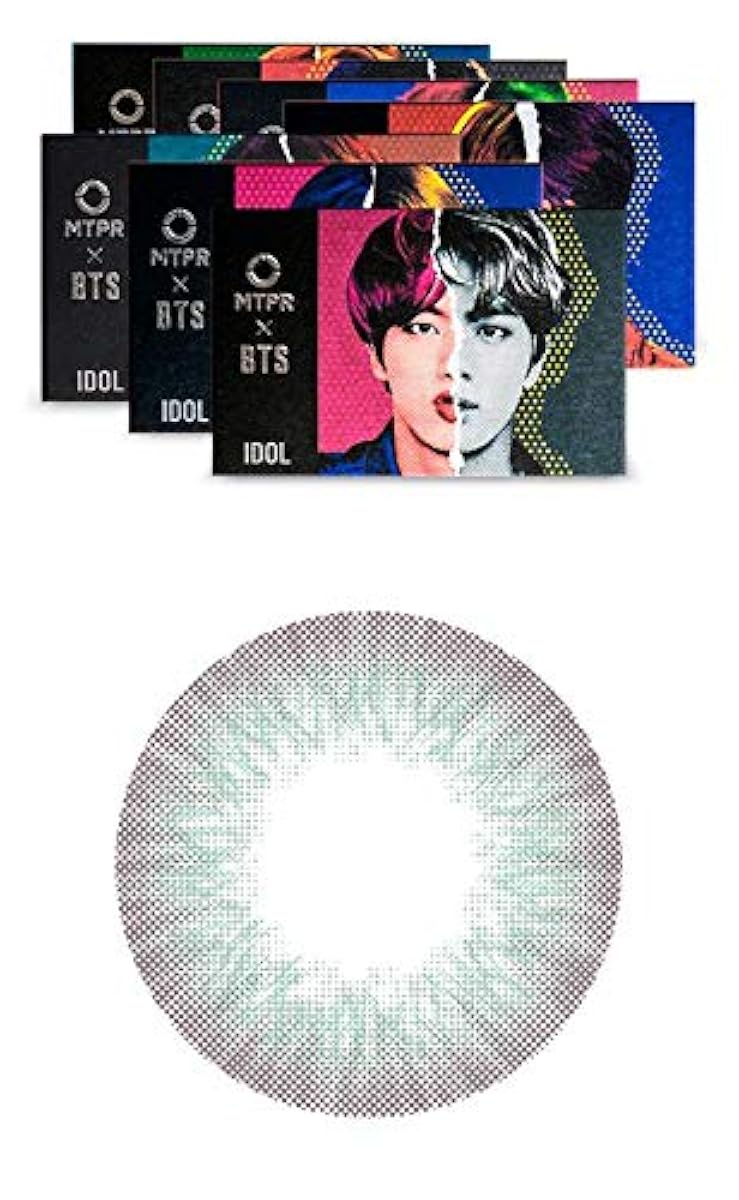 [2 매들어감] BTS 디 N A amp;아이돌(BTS DNA amp;IDOL) by OLENS 컬러 콘 1개월 monthly 도 있음 도없음 14.2mm BTS컬러 콘 방탄 소년단 (아이돌 마이 셀프 그레이(IDOL GR), PWR: -6.00)