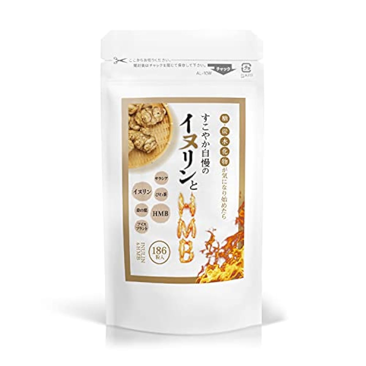 inulin과HMB 서플리(supplement) 음식물 섬유 돼지감자당 필수 아미노산 1봉지186알
