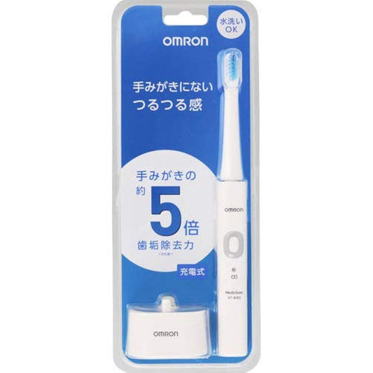 오무론(Omron) 전동 칫솔 HT-B303-W 화이트 충전식