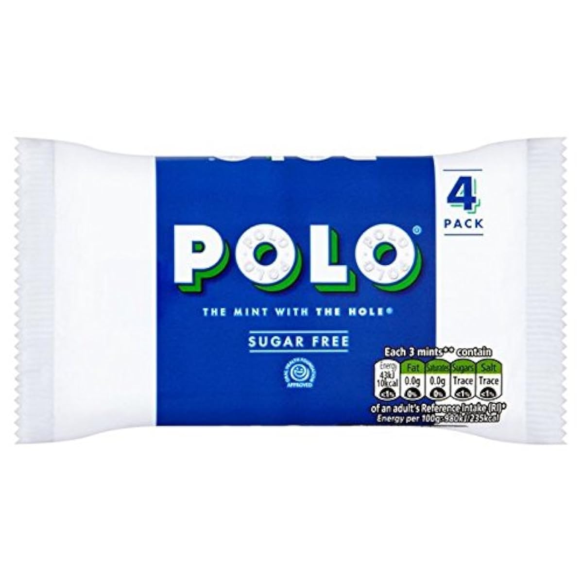 Polo Sugar Free Mints 4 Pack 133.6g - (Polo) 무설탕민트4팩133.6그램 -