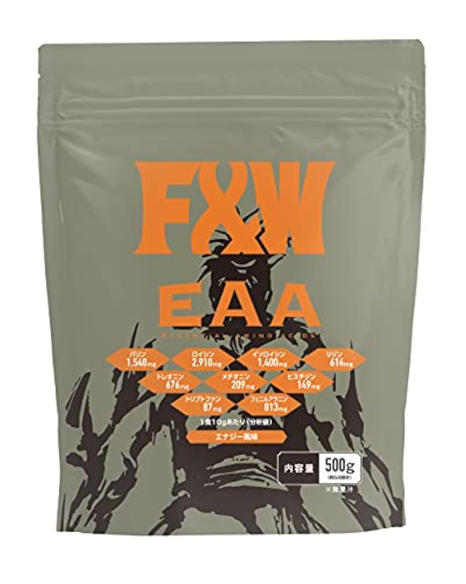 F amp;W(EFF 앤드 겹침(다브리)―) EAA 500g 50 식분필수 아미노산 계량 스푼부 국내 제조 (에너지 향, 500g)