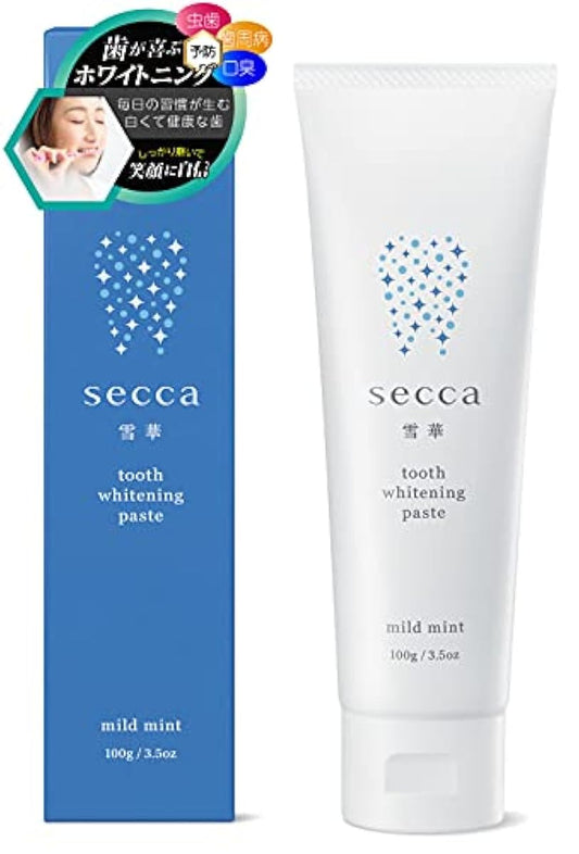 secca 설꽃 [의약부외품] 화이트닌구 치약 잇몸 맛사지 Paste 불소 구취 케어 치석 잡기 구내all in one 100g