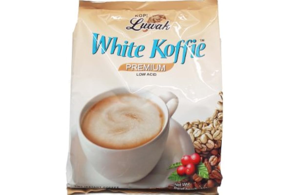 Luwak 화이트 커피 ( 설탕 ・ 크림입 ) White Koffie 20g×20팩 들어감 ( 인스턴트 루아쿠 루앗쿠 화이트 커피 쓴 맛을 억제한 위에 친절하 카푸치노 저 카페인 저산 백커피 ) -