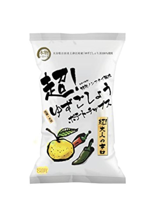 큐슈 칩스 특허 non플라이 제법초!유자 고 # 것인 포테이토 칩 (45g×12 포)-