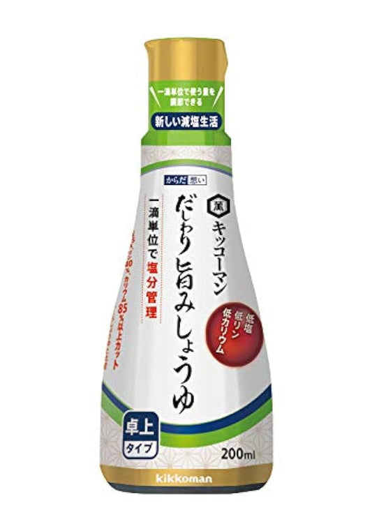 이고 비 맛이 좋다는 느낌 간장 200ml 몸 구상 기꼬만 저염,저 ring,저 칼륨