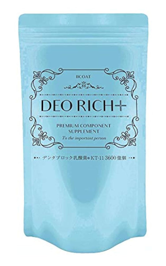 IICOAT DEORICH+ 덴 탭 록 유산균(R) 4종 유산균 미인(쇤,schon) pinion 죽탄파우더 녹차 엑기스 39종 식물 발효 엑기스 그린 원두커피 엑기스 서플리먼트 30일분