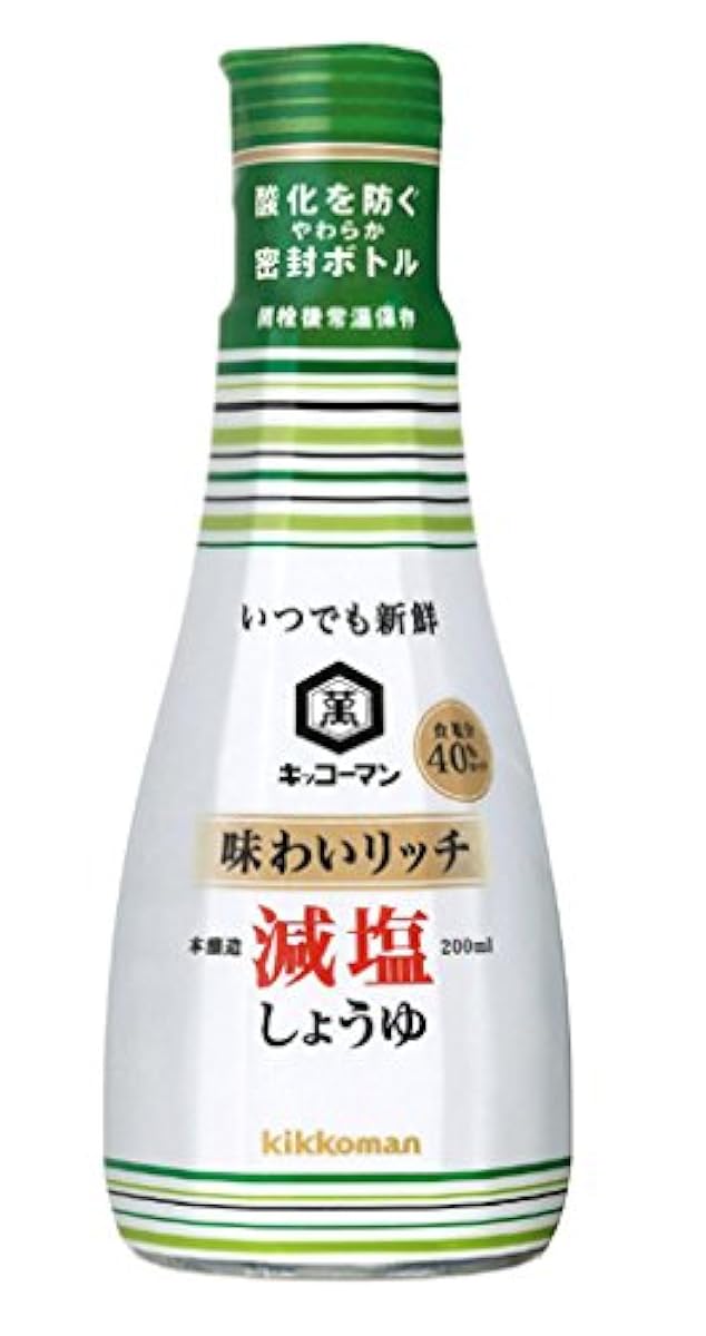 언제라도 신선 맛봐 리치맛 저염 간장 200ml×3개-12265
