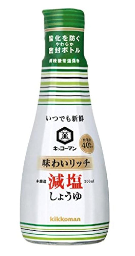 언제라도 신선 맛봐 리치맛 저염 간장 200ml×3개-12265