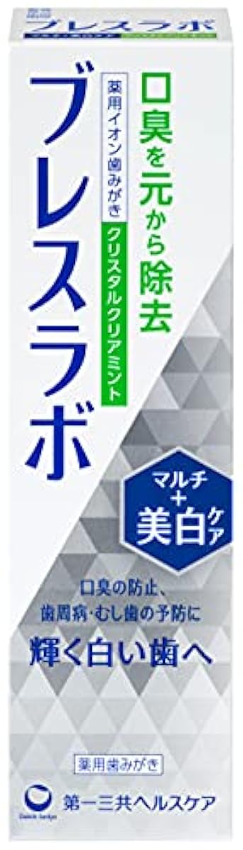 (의약부외품)breath 래보러터리 멀티+미백 케어 크리스탈 클리어 민트 90g