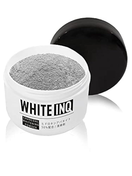 WHITE-INQ 치약 화이트닌구 죽탄파우더 30g 아파 타이트50%배합 서는 연마분