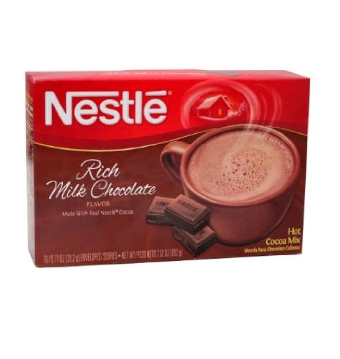 Nestle Rich Milk Chocolate Hot Cocoa Mix 6 포들어감 (0.71 oz).-