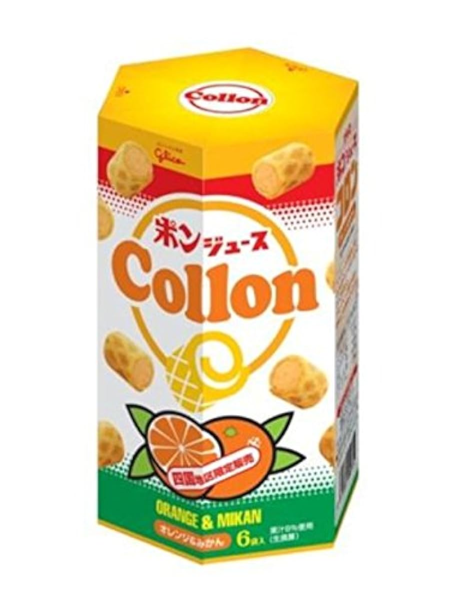 글리코 (시코쿠 지구 한정) 폰 쥬스 콜론(Collon)오렌지 amp;귤 1상자 6 포들어감-