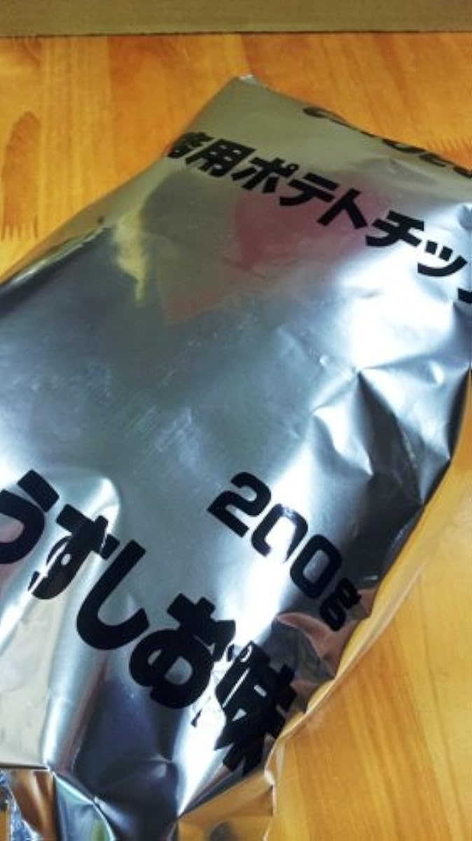 Calbee 업무용 포테이토 칩 덜 짠맛 200g-