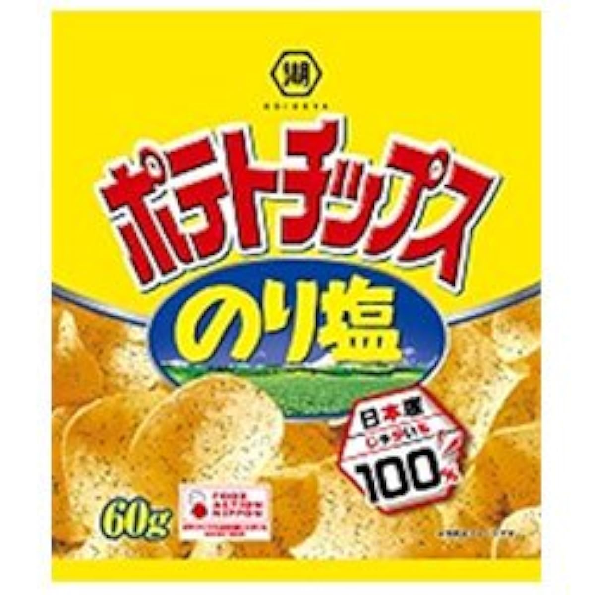 코이케야 포테이토 칩 짭짤한 김 맛 60g×12 포-530245