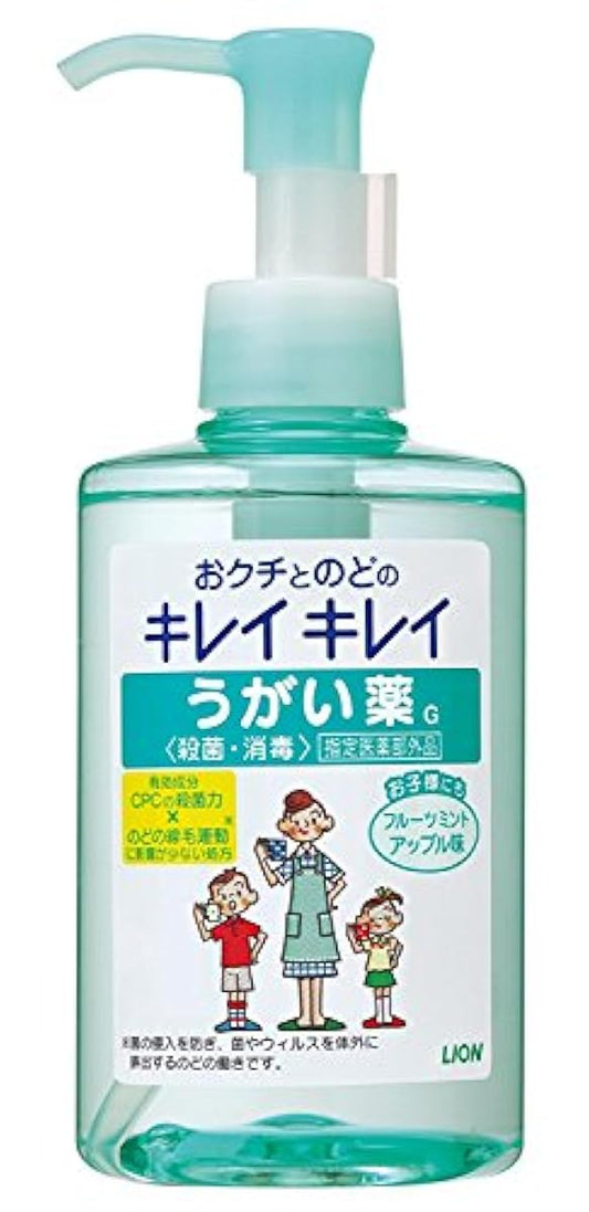 깨끗한 양치질 과일 민트 애플 맛 200ml (지정 의약 부외품) 아름다움 아름다움