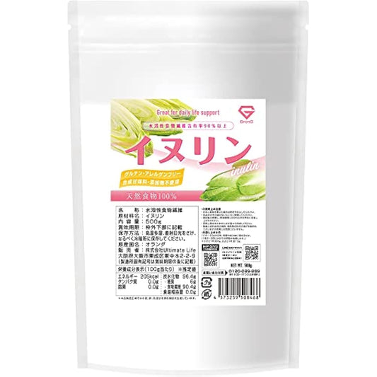 GronG(구론구) inulin 500g 파우더 서플리먼트 함유율90%이상 글루텐 프리