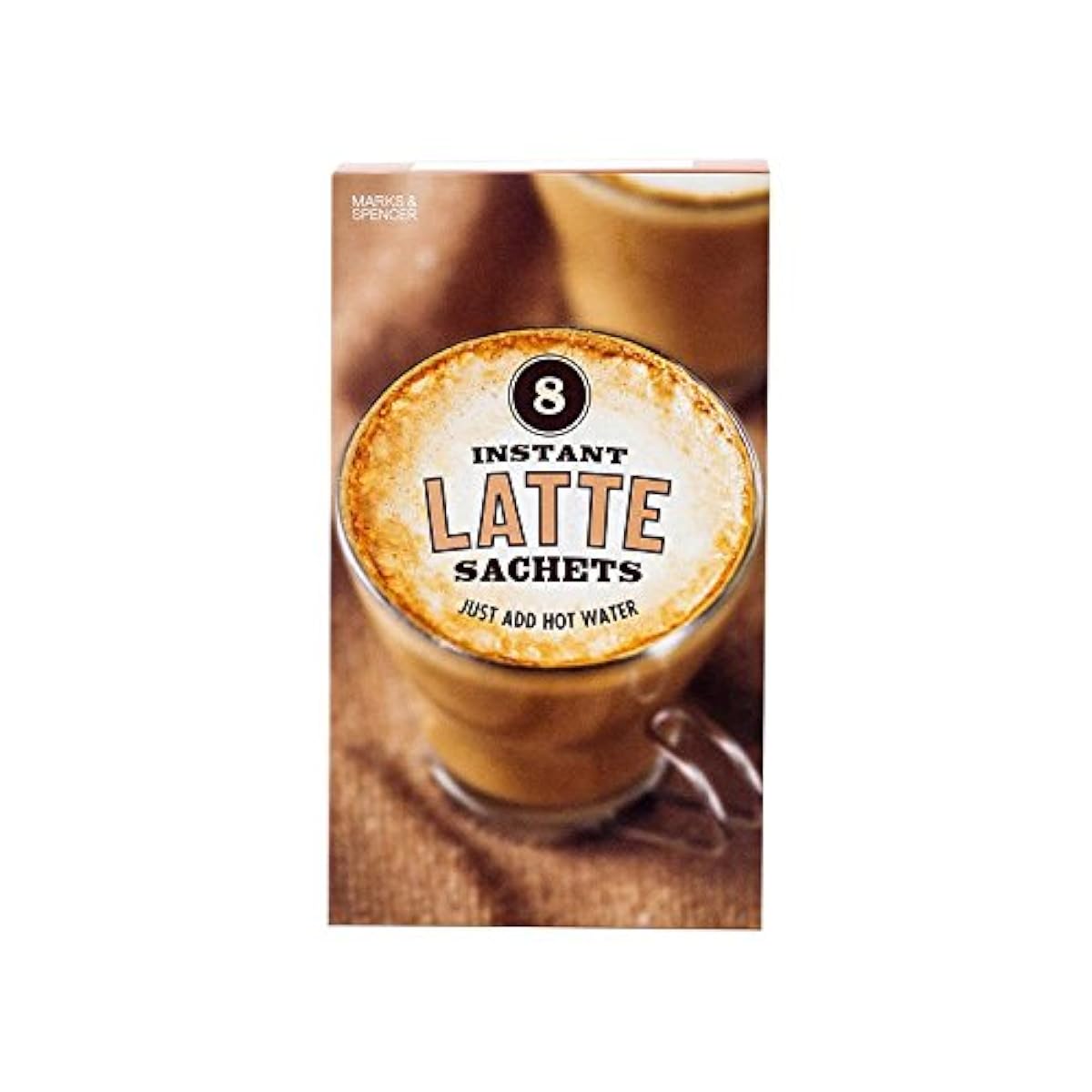 (Marks amp; Spencer (마크스 amp;Spencer)) 인스턴트라테대의 144그램 (x2) - Marks amp; Spencer Instant Latte Sachets 144g (Pack of 2) -