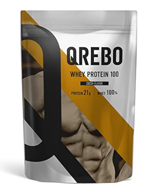 QREBO 호에이푸로테인 1kg 계량 스푼 들어감 프로틴 코코아 맛 마시기 쉬운 달콤함