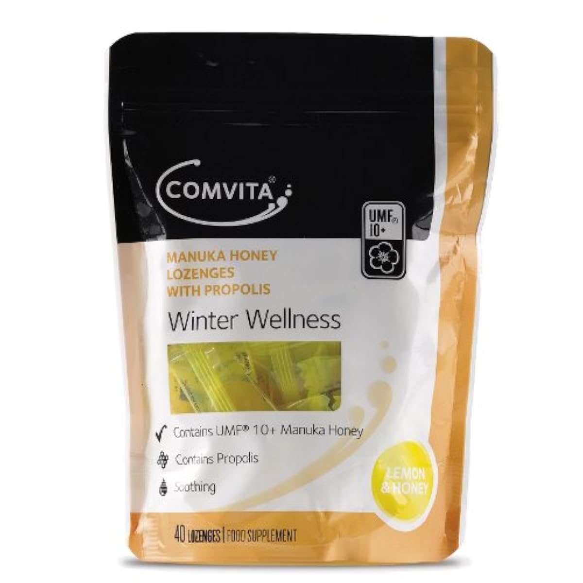 마누카하니UMF10+ 프로 폴리스 목캔디 레몬 amp;허니 캔디 40알 manuka honey UMF10+ propolis candy-340