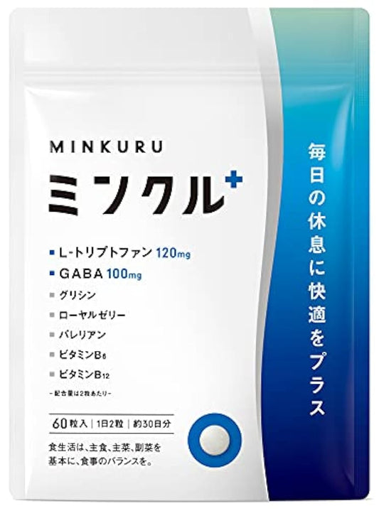 밍크루 새푸토훈 GABA 글리신 세인트존스와토 비타민BI B6 B12 서플리(supplement) 30일분