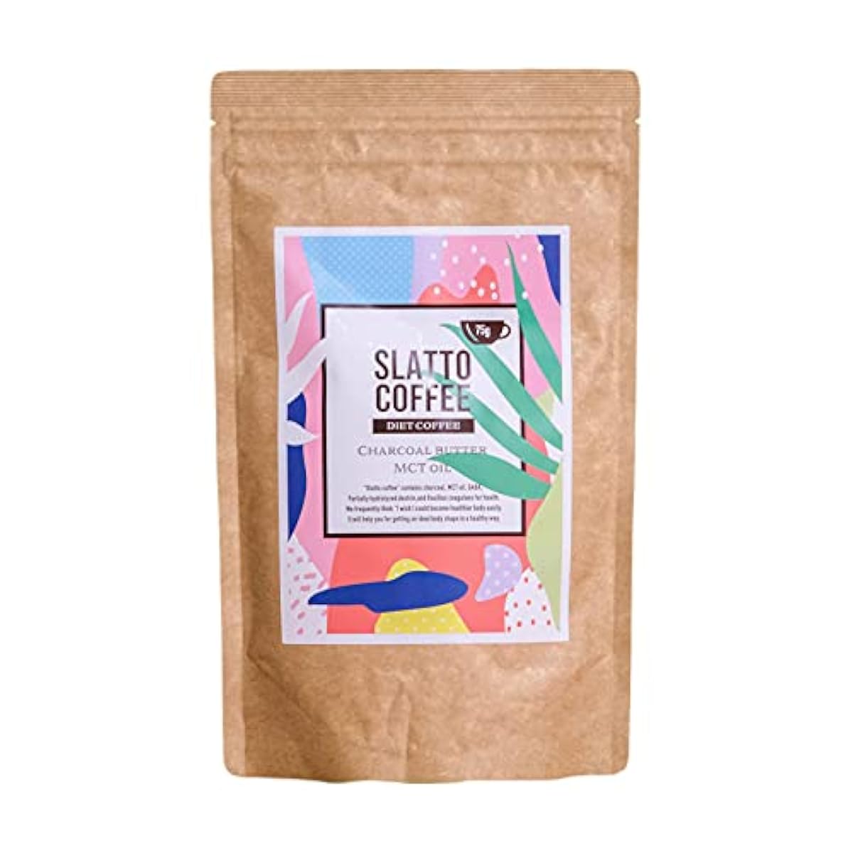 (한방약국 개발) SLATTO COFFEE slat 커피 75g 30일분 charcoal mct오일 GABA 유산균 charcoal구렌즈커피