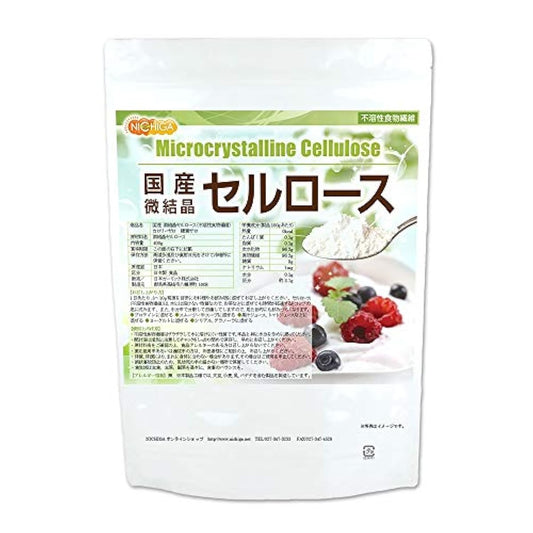 국산미 결정 셀룰로오스 400g (불용성 음식물 섬유) 칼로리 제로 당질 제로 [01] NICHIGA(니치가)