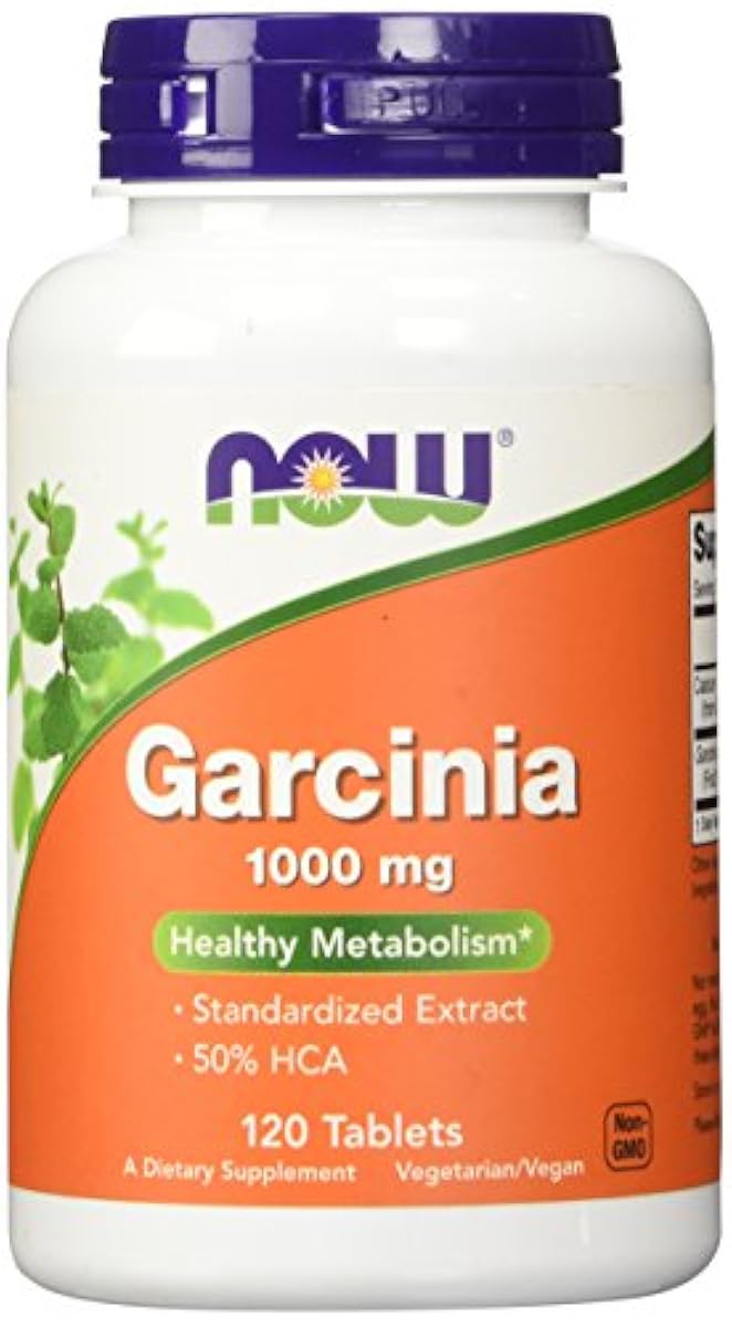 NOW Foods - Garcinia의 건강인 신진대사 1000 mg.120정제-733739014351 NOW Foods