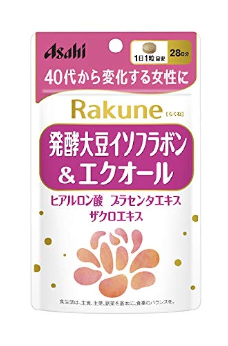 Rakune 발효 대두 ISO 플라본 amp;에쿠오루 28알