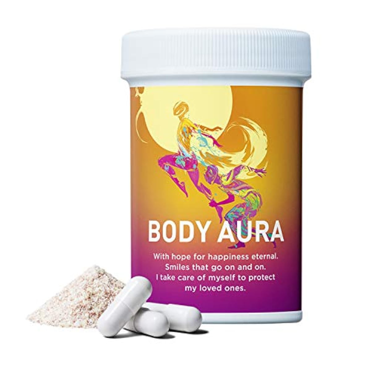 BODY AURA 바디 짭짤한 김 맛 L.램 노 사스균 + 발효 밀 배아 엑기스 미트콘드리아 서플리먼트 30일분 [신일본 제약]