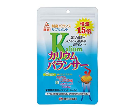 마루만 칼륨 밸런서 새로 채워넣어 용 서플리먼트 (1 개근처45일분 320㎎×405 입증량판) 몸의 미네랄 밸런스 보조 (산사나무 비타민 배합)