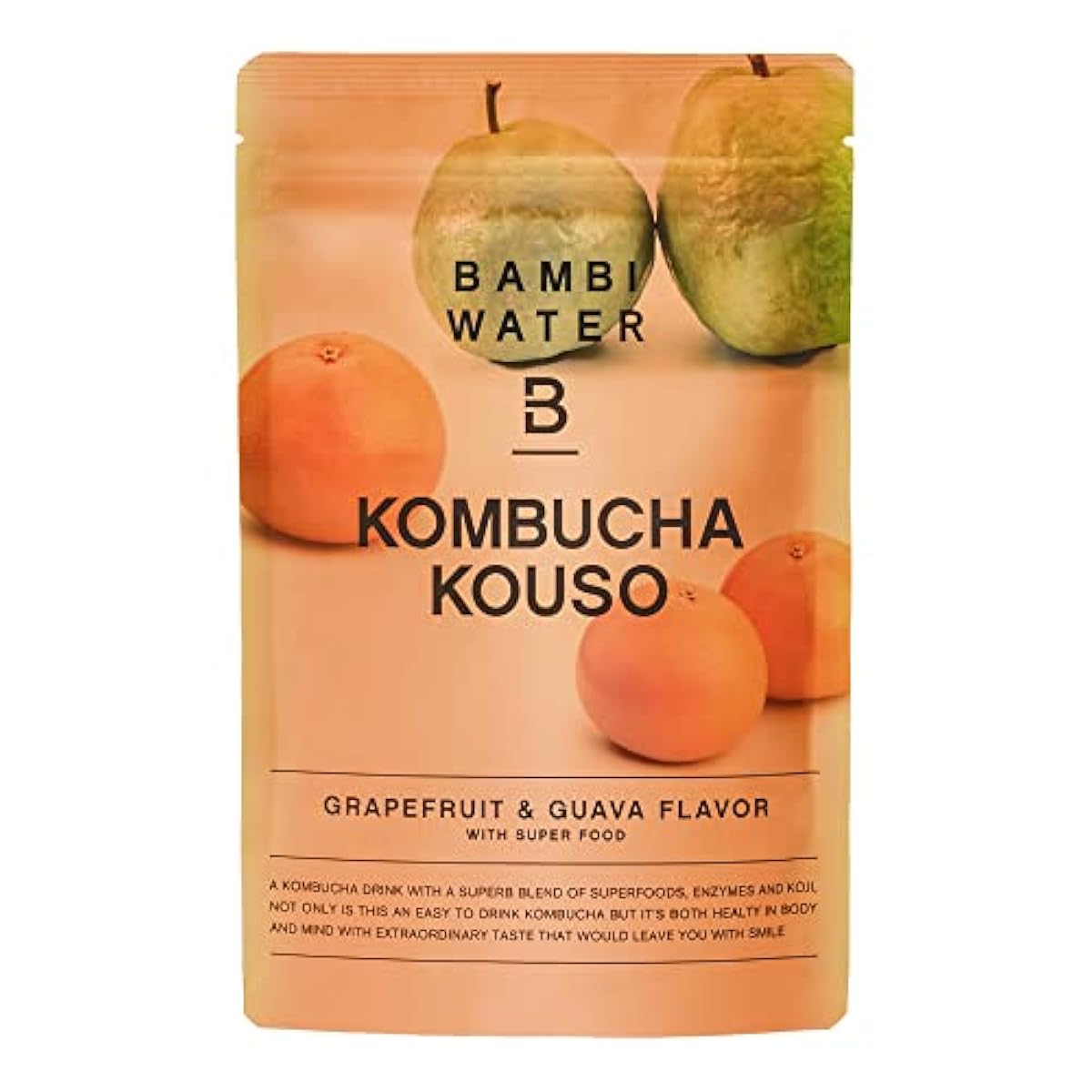 BAMBI WATER 다시마차효소 150g (핑크 그레이프 후르츠 amp;구아바 맛) 효소 드링크 후스틴구 다시마차 구렌즈 치환 다이어트 슈퍼 후드 효소 효모