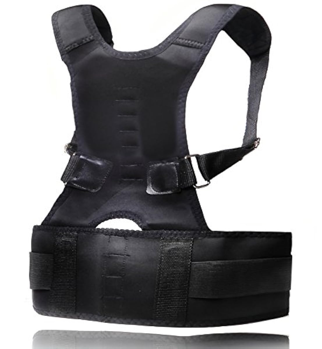 beastoo sports 새우등 서포터 등줄기 교정 서포터 새우등 개선 벨트 자세 교정견 교정 벨트 자세 서포터 자세 교정 짐 근육트레이닝 트레이닝 스포츠 남녀 겸용 2019년 판(메이커30일(날) 보증이 붙어 있음) (흑색(Black), M (Medium))