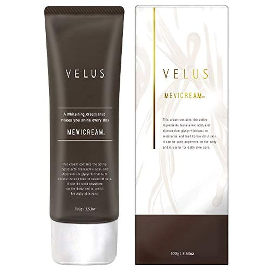 VELUS 약용 보습 화이트 크림 100g/약3개월용 / VIO 겨드랑이 팔꿈치슬 유두 엉덩이 마타니티 보습 의약부외품