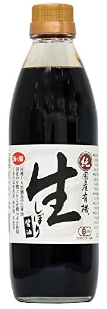 바다의 정바다의 정국산 유기농생 시보리('쥐어짜다','물기를 빼다') 간장 500ml-