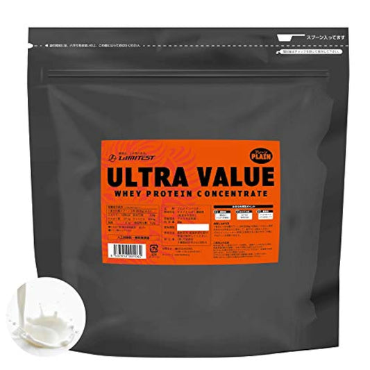 공장 직판 1,6 /kg re미테스토 무첨가 호에이푸로테인 ULTRA VALUE (울트라 밸류) 3kg(약86 식분) 플레인 (LIMITEST 국내 제조)