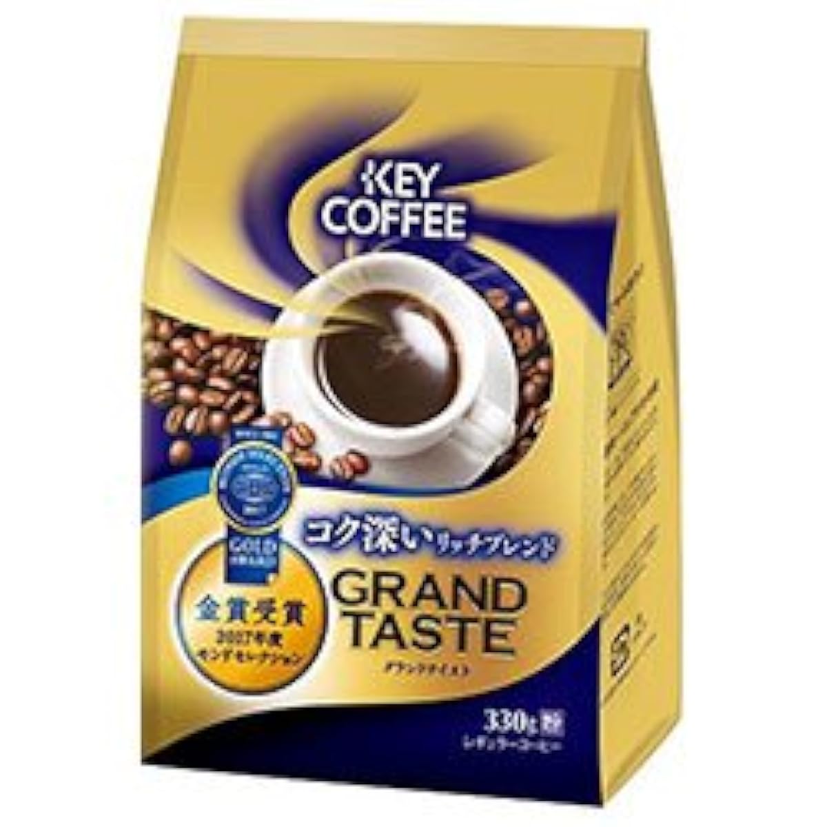 KEY COFFEE(키 커피) 그랜드 테이스트 고쿠깊은 리치맛 블렌드(분) 330g×6대입-