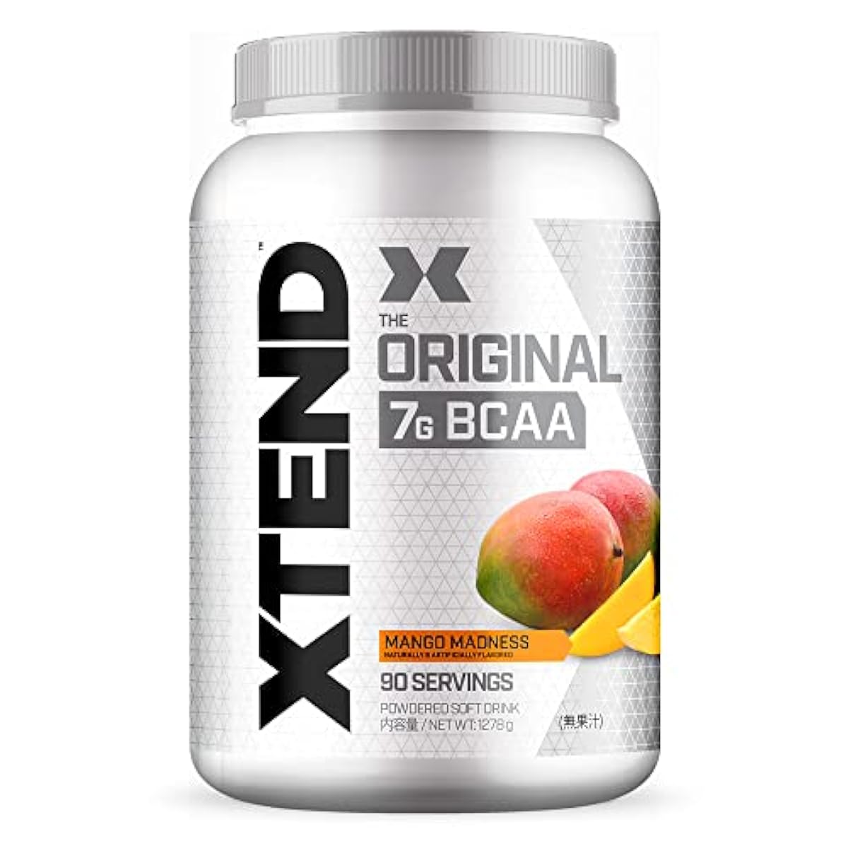 Scivation Xtend BCAA 7000mg Mango Madness (망고 매드 네스) 90 배분국내 정규품 코뿔소베숀 extend 필수 아미노산 1,278g 글루타민 2,500mg