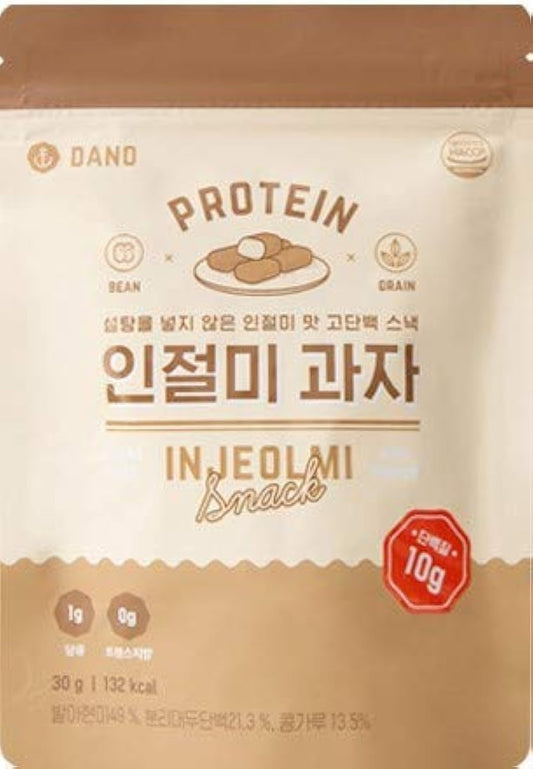 Dano(다 노) 현미 콩가루병 스낵 대두 프로틴 사용 1봉지당첨되어 단백질10g 설탕 소맥분 불사용 300g(30g×10대입)