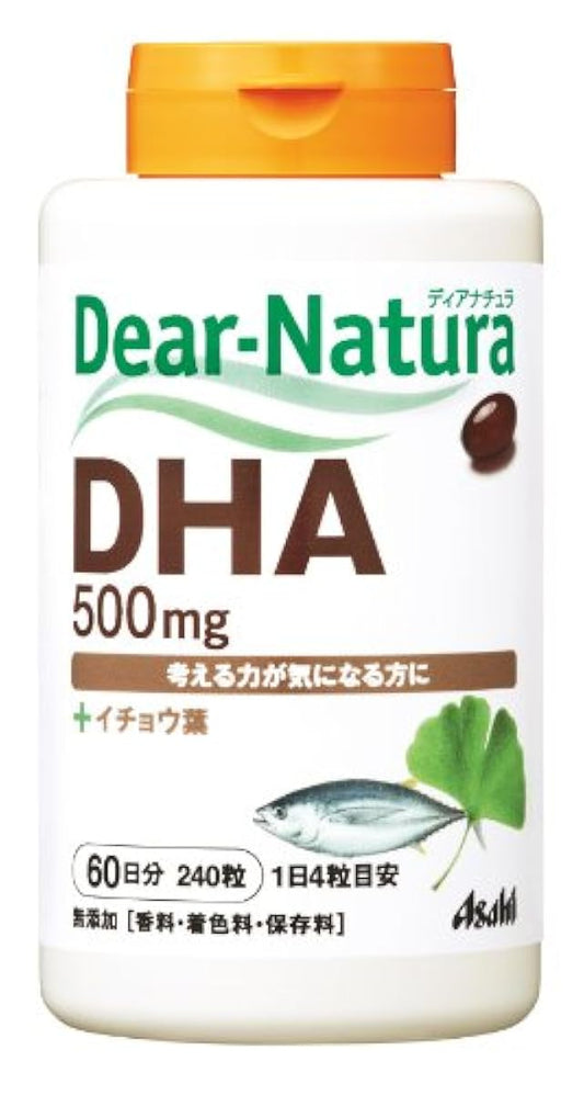 디 아나운서추라 DHA with 은행나무잎 240알 (60일분)