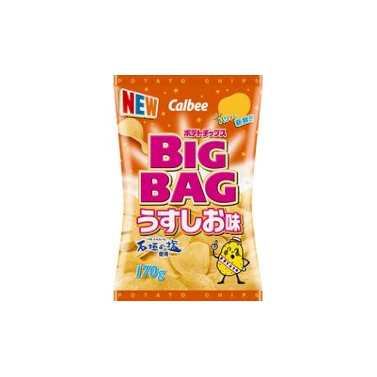 Calbee 빅 백 덜짠 맛 170g-